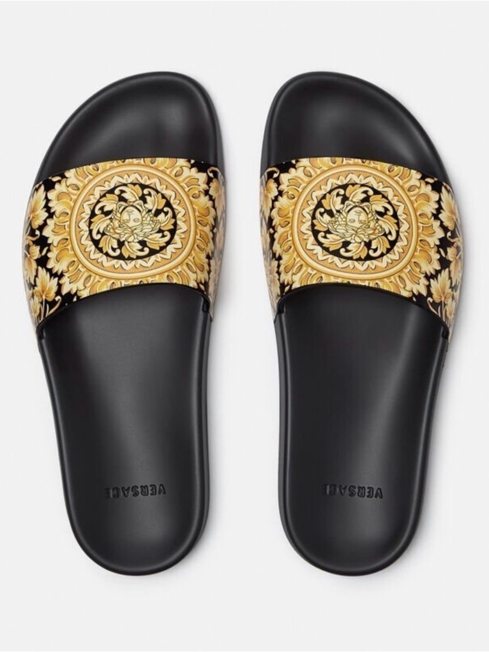 VERSACE Baroque Istante Medusa Slides